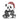Parker Panda Pencil Drawn Christmas Card